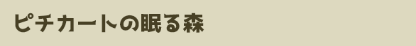 ピチカートの眠る森